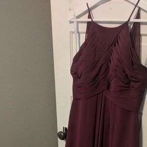 Azazie Size 10 Ginger Dress in Cabernet